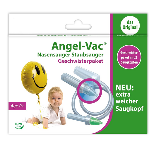 ANGEL-VAC manuální nosní odsávačka + 2 nástavce