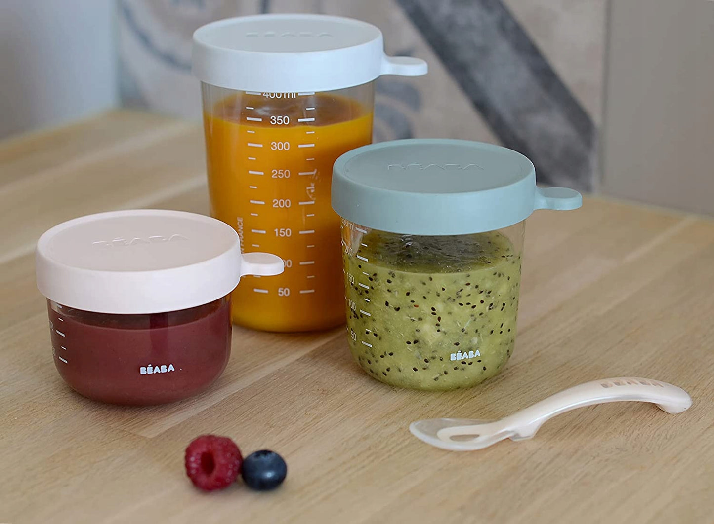 BEABA Glasbehälter, Gläschen 250 ml „N – Produktfoto 4