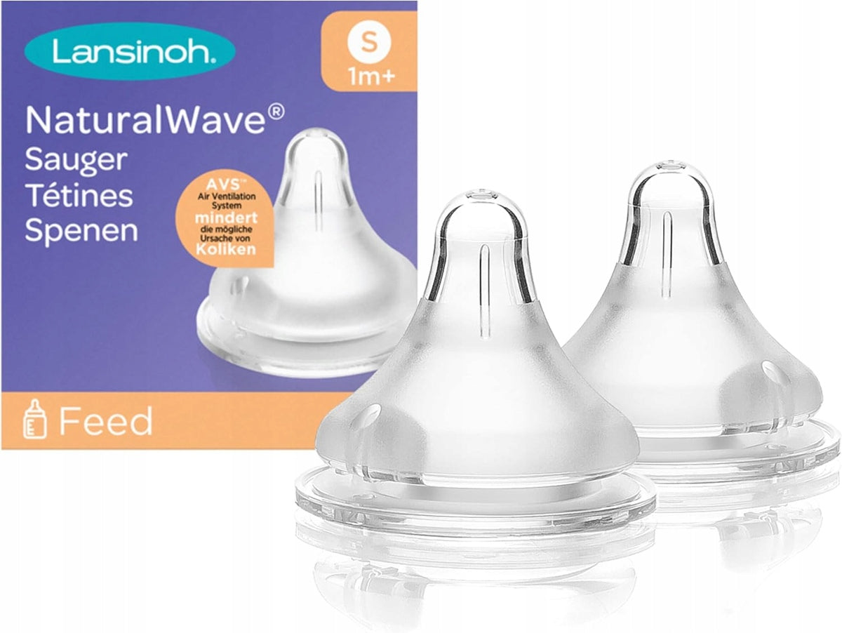 LANSINOH NaturalWave savičky na láhev 1m+ S