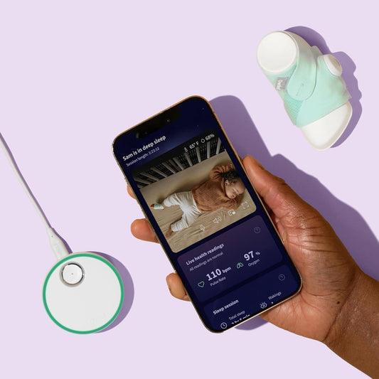 OWLET Video-Babyphone Cam 2 + Dream Sock-Socken zur Messung der Vitalfunktionen