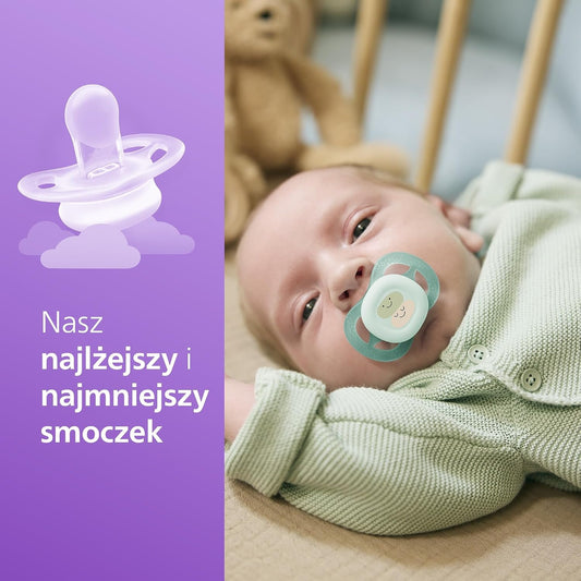 Philips Avent Ultra Start uklidňující dudlík x2 0-2m