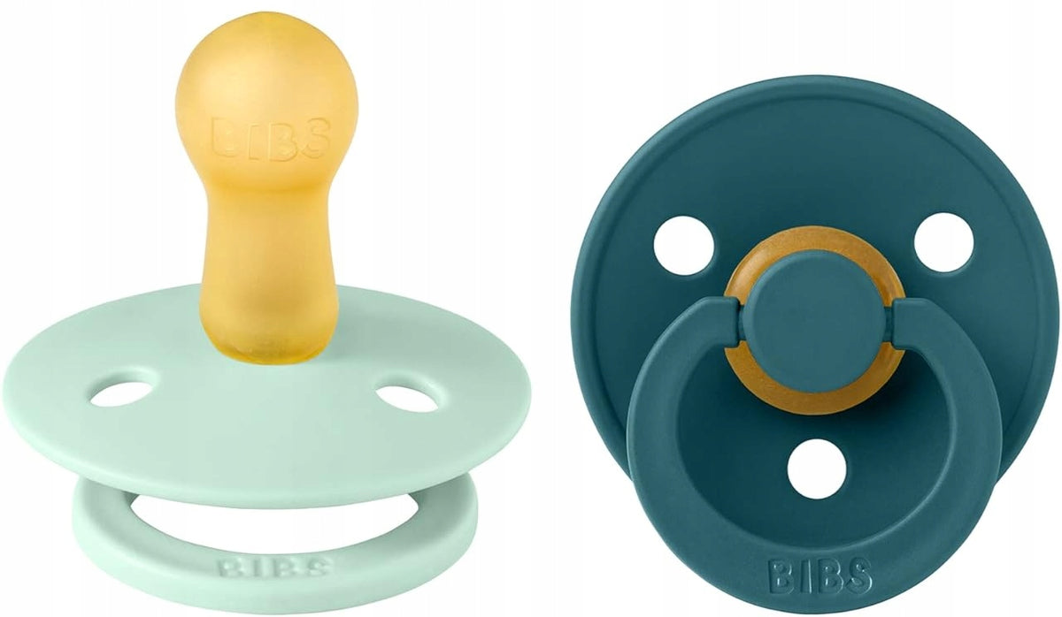 BIBS COLOUR upokojujúce cumlíky 2-pack kaučukové 6 mes.+