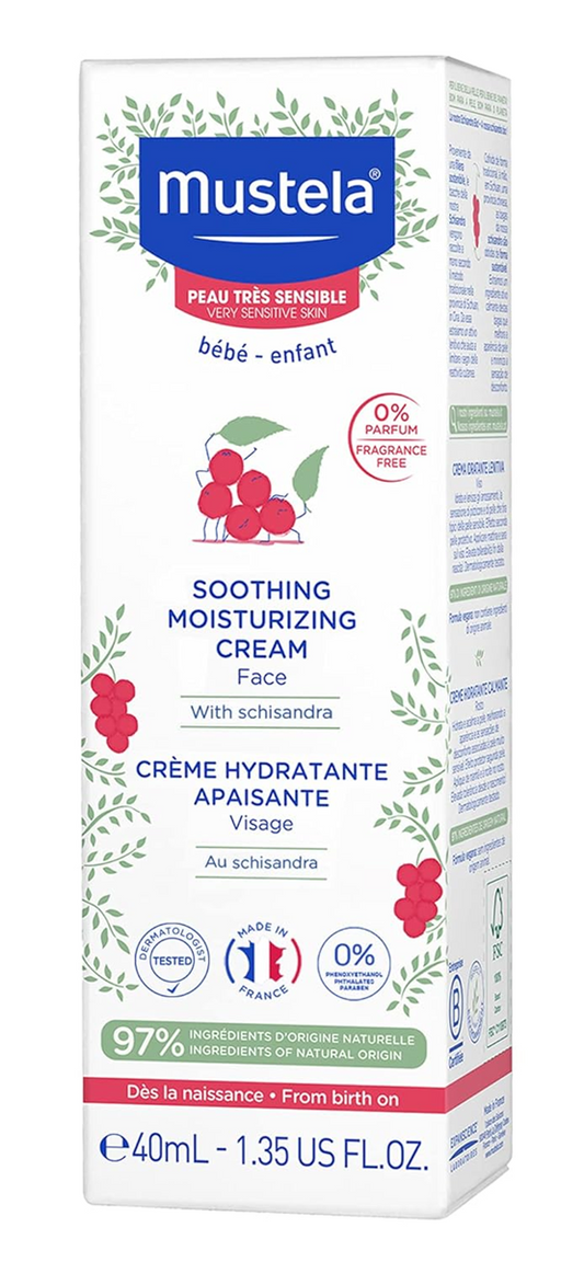 MUSTELA hydratační krém na obličej pro velmi citlivou pokožku 40ml