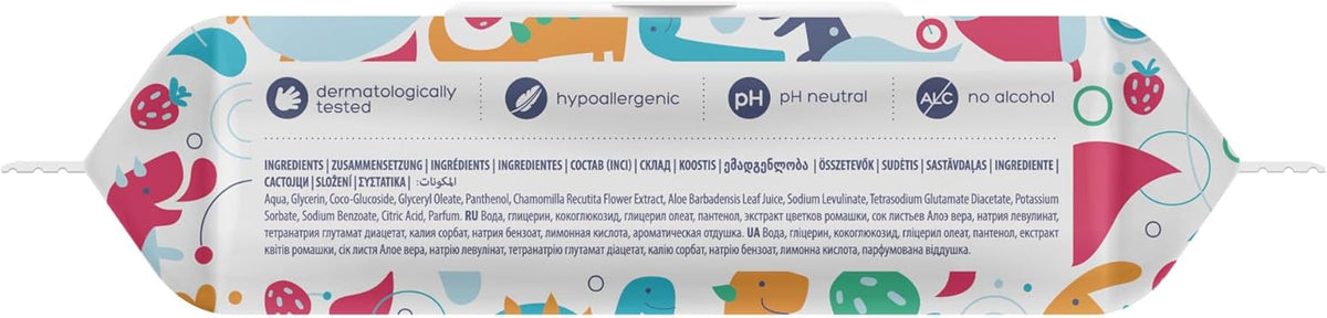 KINDII Fun vlhčený splachovatelný toaletní papír x60