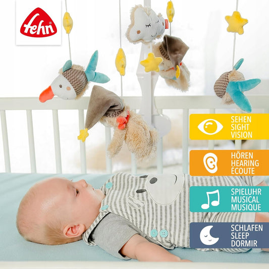 FEHN Osito Bruno móvil para cuna CARRUSEL para bebés