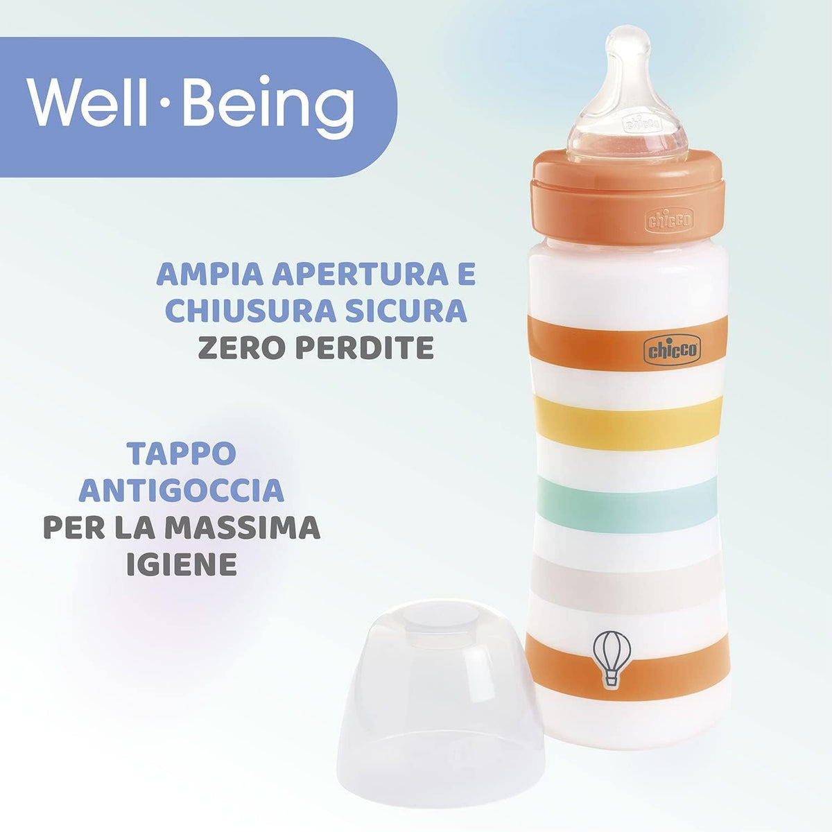 CHICCO láhev Well Being 4m+ 330ml