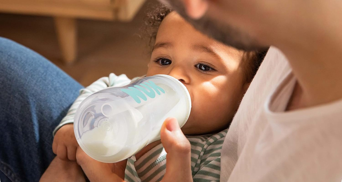 NUK First Choice+ láhev 300 ml savička M střední průtok indikátor teploty