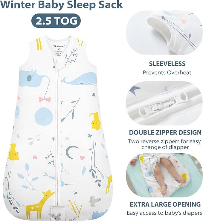 MOSEBEARS spací pytel 2,5TOG 12-18 měsíců