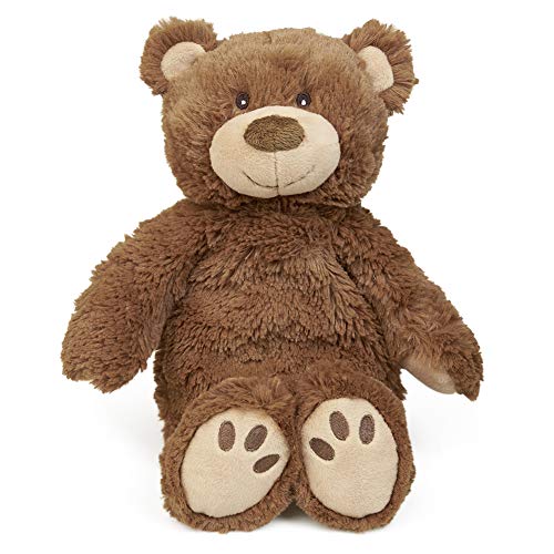 GRÜNSPECHT bear hot-water-bottle cuddly toy Mama, brown