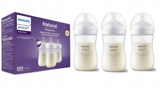 PHILIPS AVENT Natural RESPONSE láhev 260 ml 1m+ x3