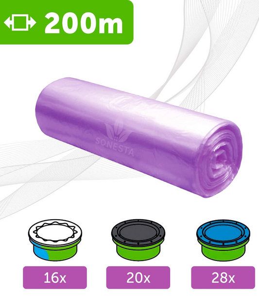 SONESTA replacement film for diaper bins with dispenser