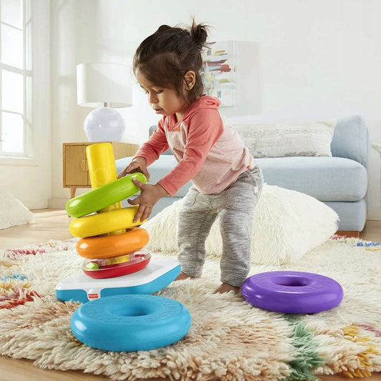 FISHER-PRICE giga pyramida s kroužky