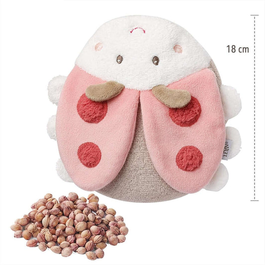 FEHN plyšový termofor s třešňovými peckami 18 cm BROUK