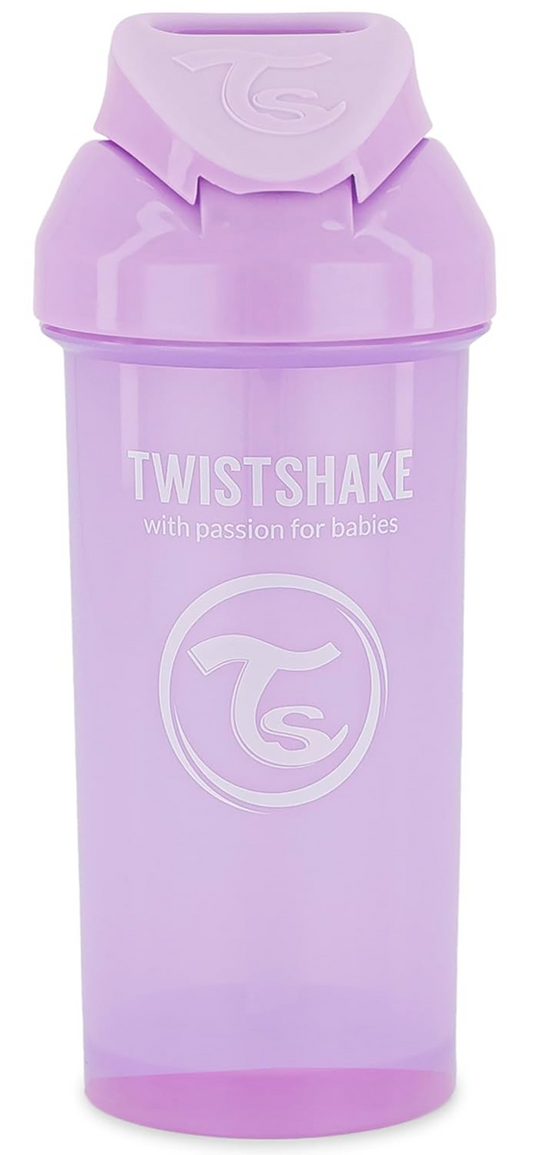 TWISTSHAKE Slaměný hrnek se slámkou 360 ml 6 m+