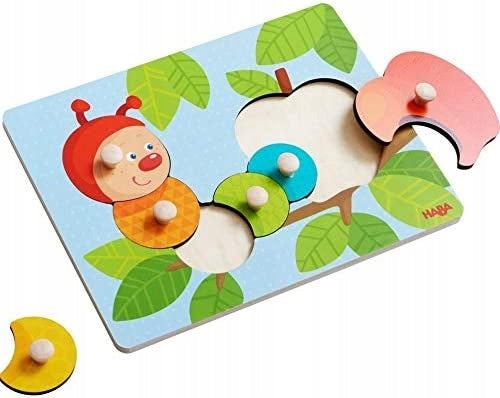 HABA Housenka Mina puzzle 6 dílů 12 m+ dřevo