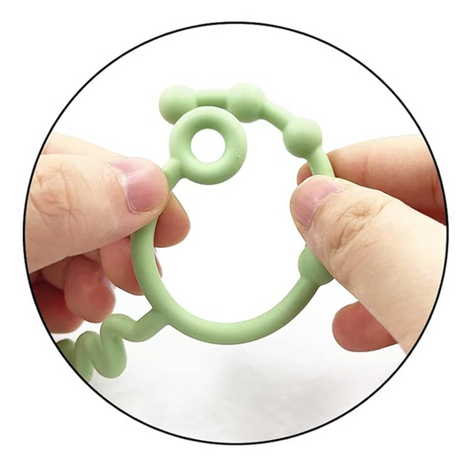 STRAPS FOR BABY θηλή σιλικόνης, κρεμαστό παιχνίδι και παιχνίδια 30 εκ