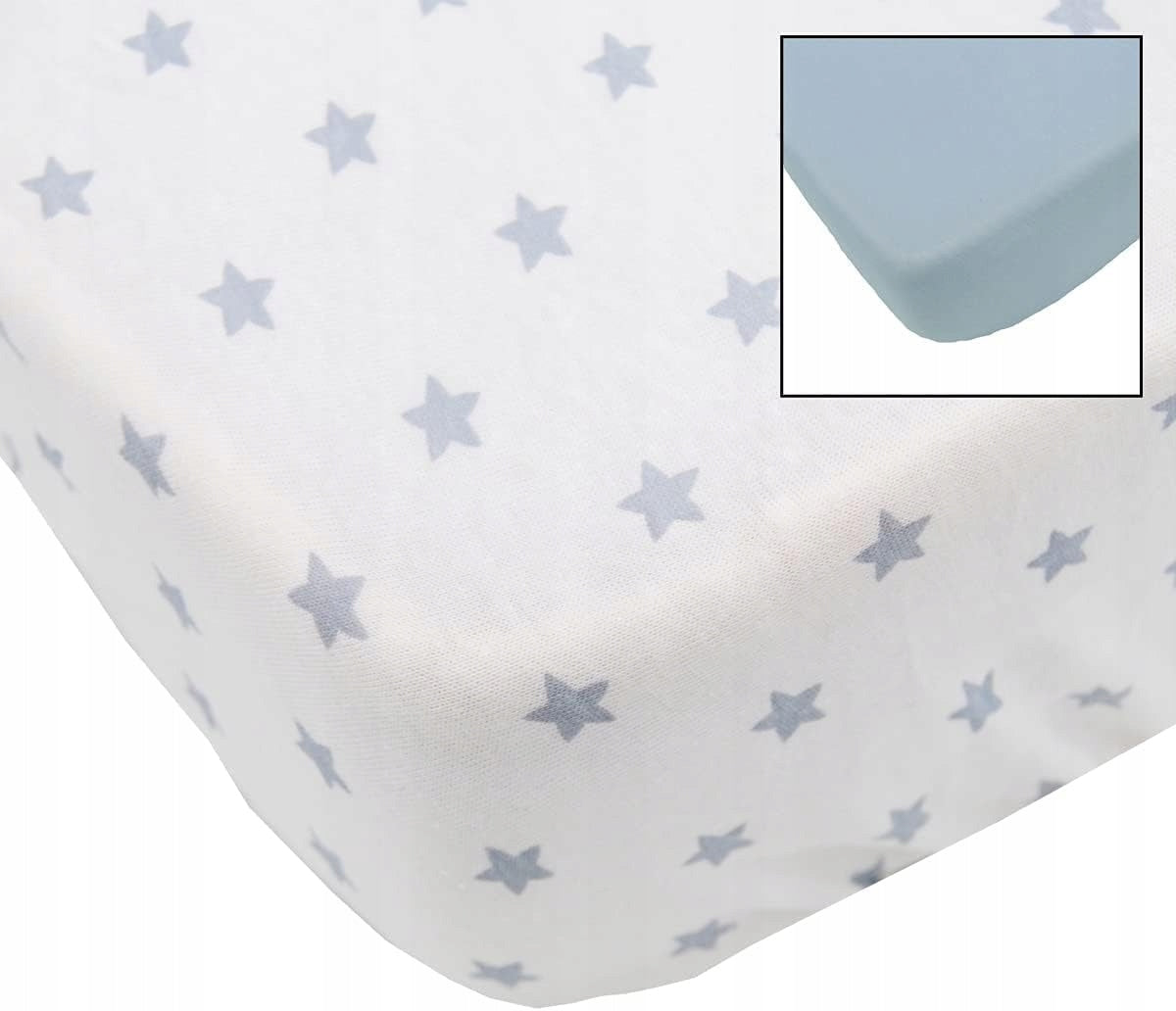 BABY CALIN prostěradlo s gumou x2 120x60