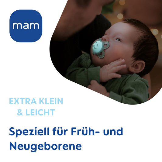 Originální dudlíky MAM Day&Night 0–6m x4 SVÍTÍCÍ