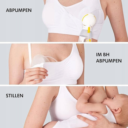 MEDELA nursing bra with additional pads