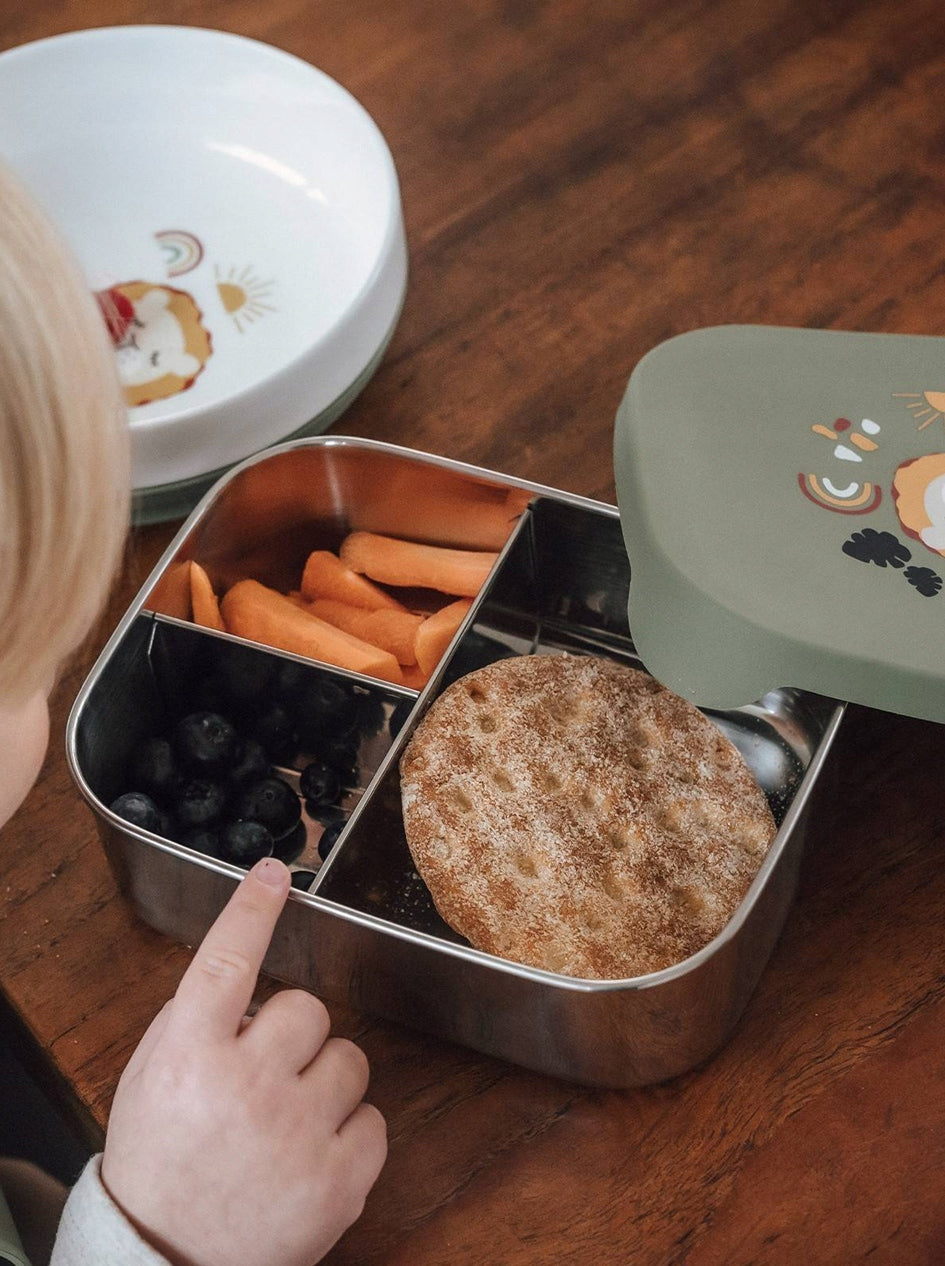 KIKADU svačinový box z nerezové oceli 900 ml LEV