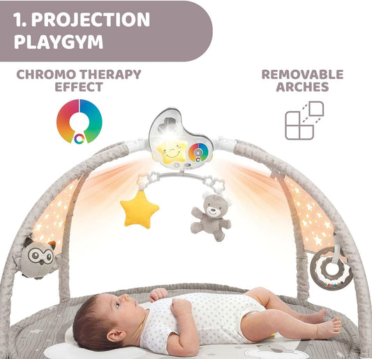 CHICCO Enjoy Colors Gym educatief speelkleed 3-in-1 + projector