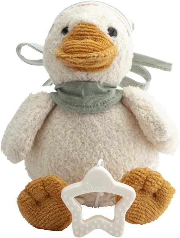 STERNTALER duck Edda Lou cuddly toy with music box
