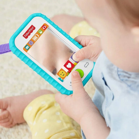 FISHER-PRICE GML96 chytrý telefon kousátko chrastítko zrcátko