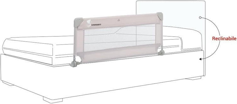 FOPPAPEDRETTI Hopla zábrana na postel 43 x 93 cm + pouzdro