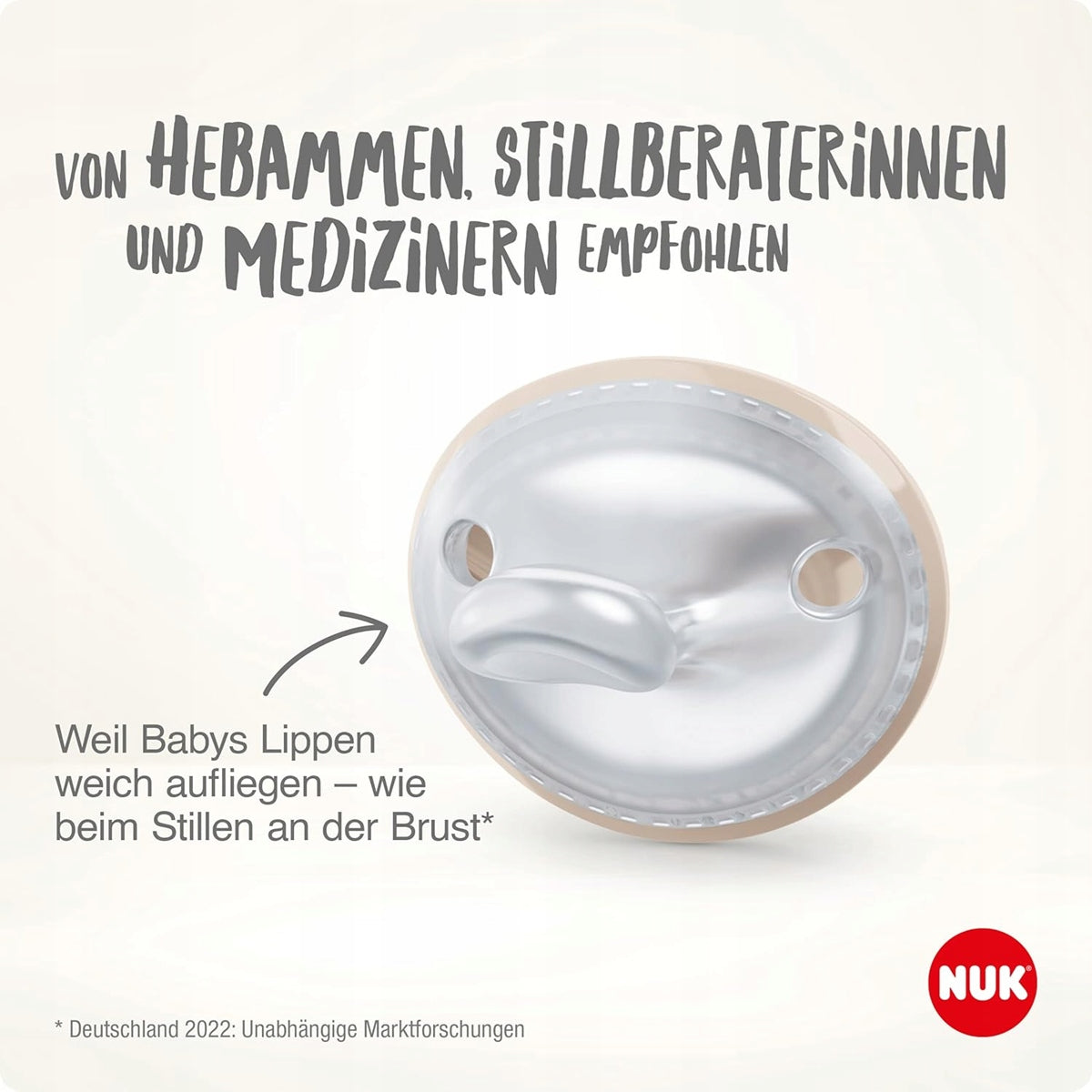 NUK MommyFeel uklidňující dudlík x2 0-9 měsíců