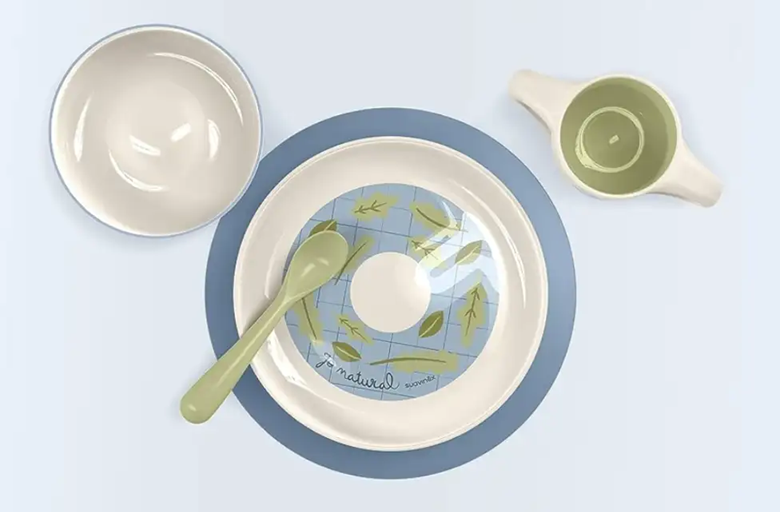 SUAVINEX Go Natural tableware set