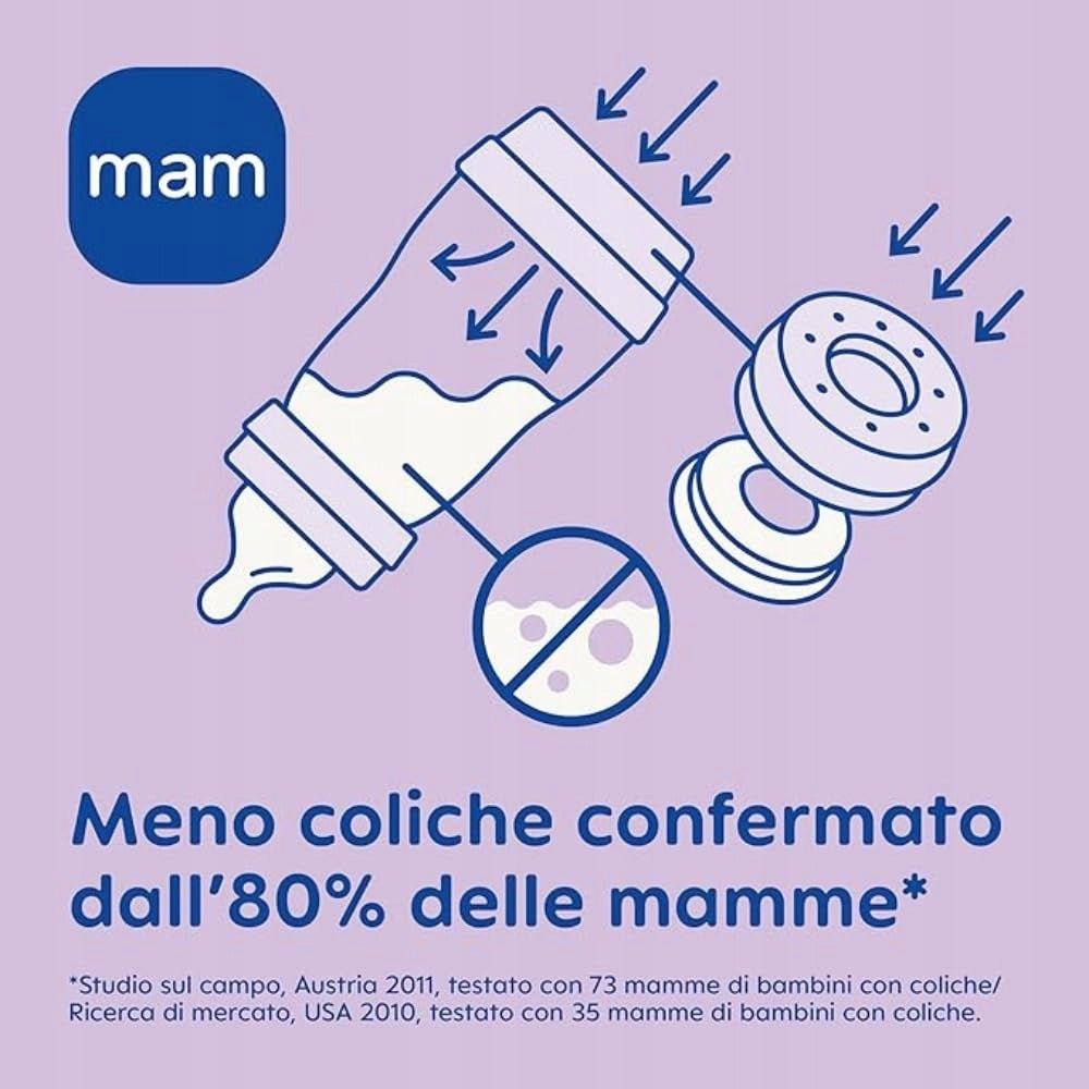 MAM Easy Start butelka antykolkowa x2 160ml 0+