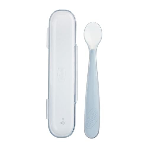 Chicco Silikonlöffel zum Füttern mit Etui 6 Mon.+ BPA-FREI