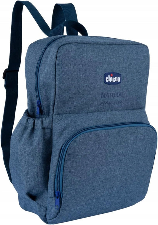 CHICCO Naturalbackpack, nappy bag and accessoriescolour bluewidth approx. 28 cm, length approx. 38 cmmaterial