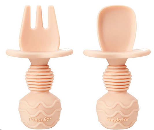 PandaEar set of 2 plates, 2 spoons, 2 forks