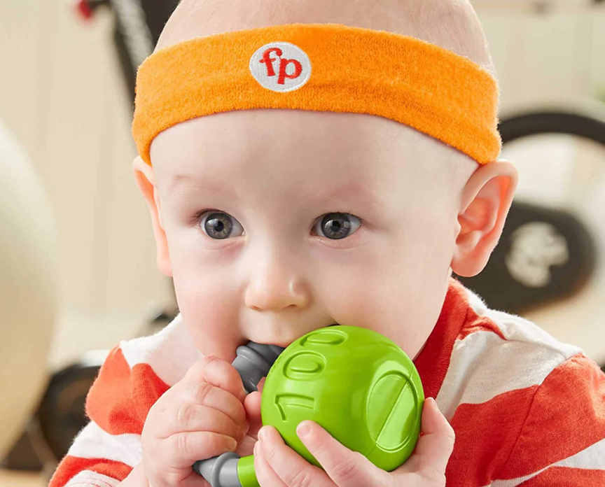 FISHER-PRICE Baby Biceps shaker, weight, band