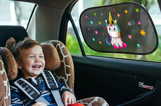 AlmaLuna sluneční clona na okno auta UV 50 2 kusy