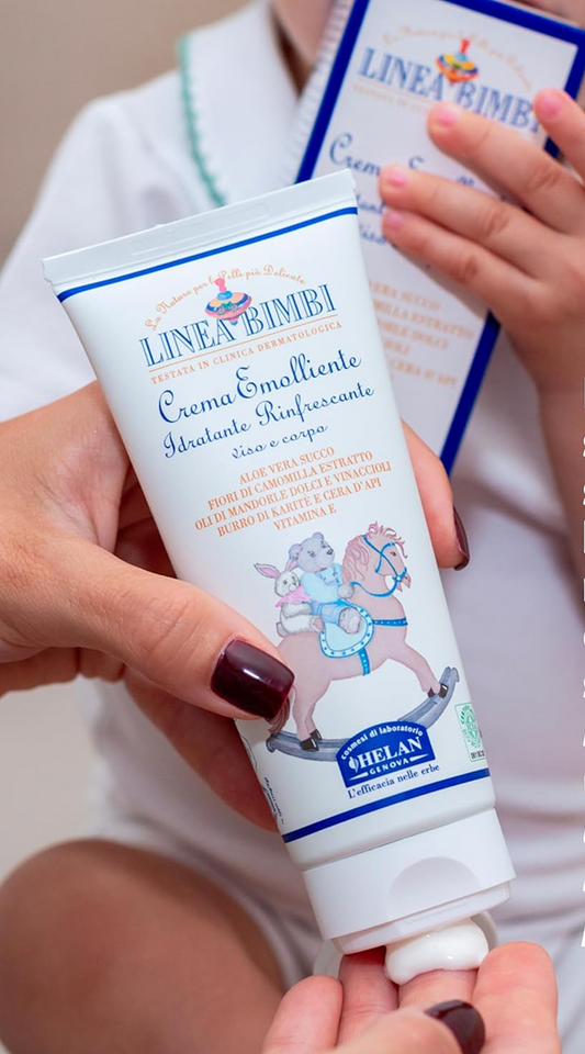 HELAN Linea Bimbi hydratační a ochranný krém na tělo a obličej pro děti 100 ml