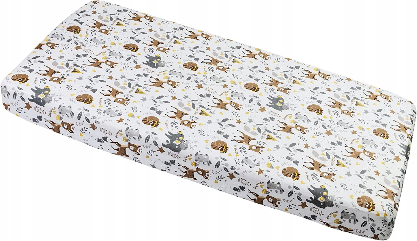 MEDIPARTNERS crib sheet 60x120 cm