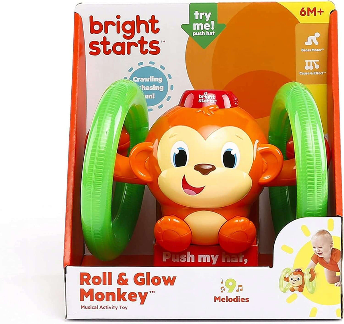 BRIGHT STARTS apa ROLL&GLOW ljus ljud