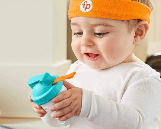 FISHER-PRICE Baby Biceps set de pesas, sonajero y banda
