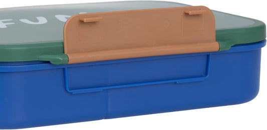 LÄSSIG Bento svačinový box s přihrádkami 17 × 21 cm Duha