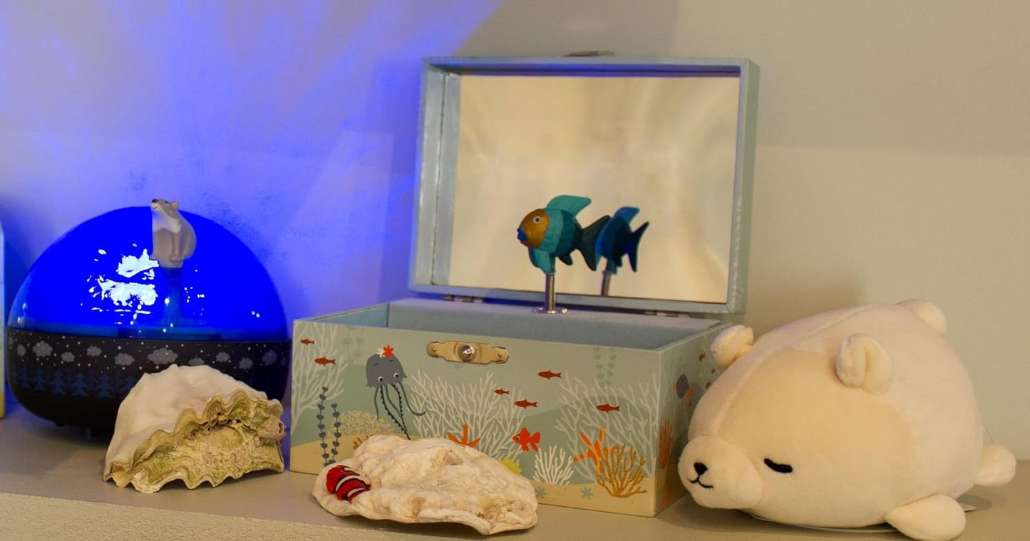TROUSSELIER OCEAN jewelry box with a wind-up music box that glows in the dark – product photo 4