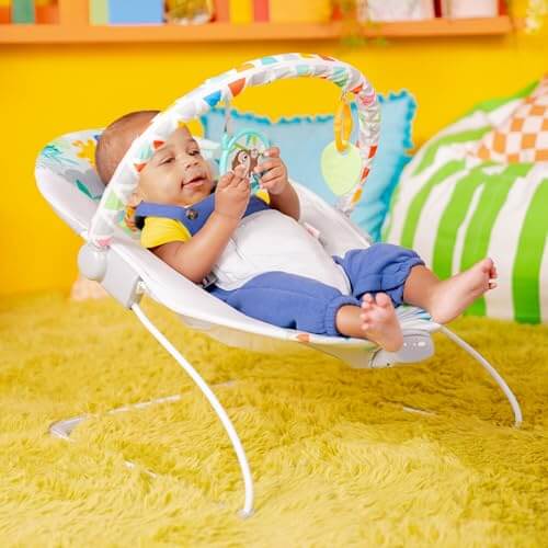 Bright Starts Safari Fun bouncer for babies