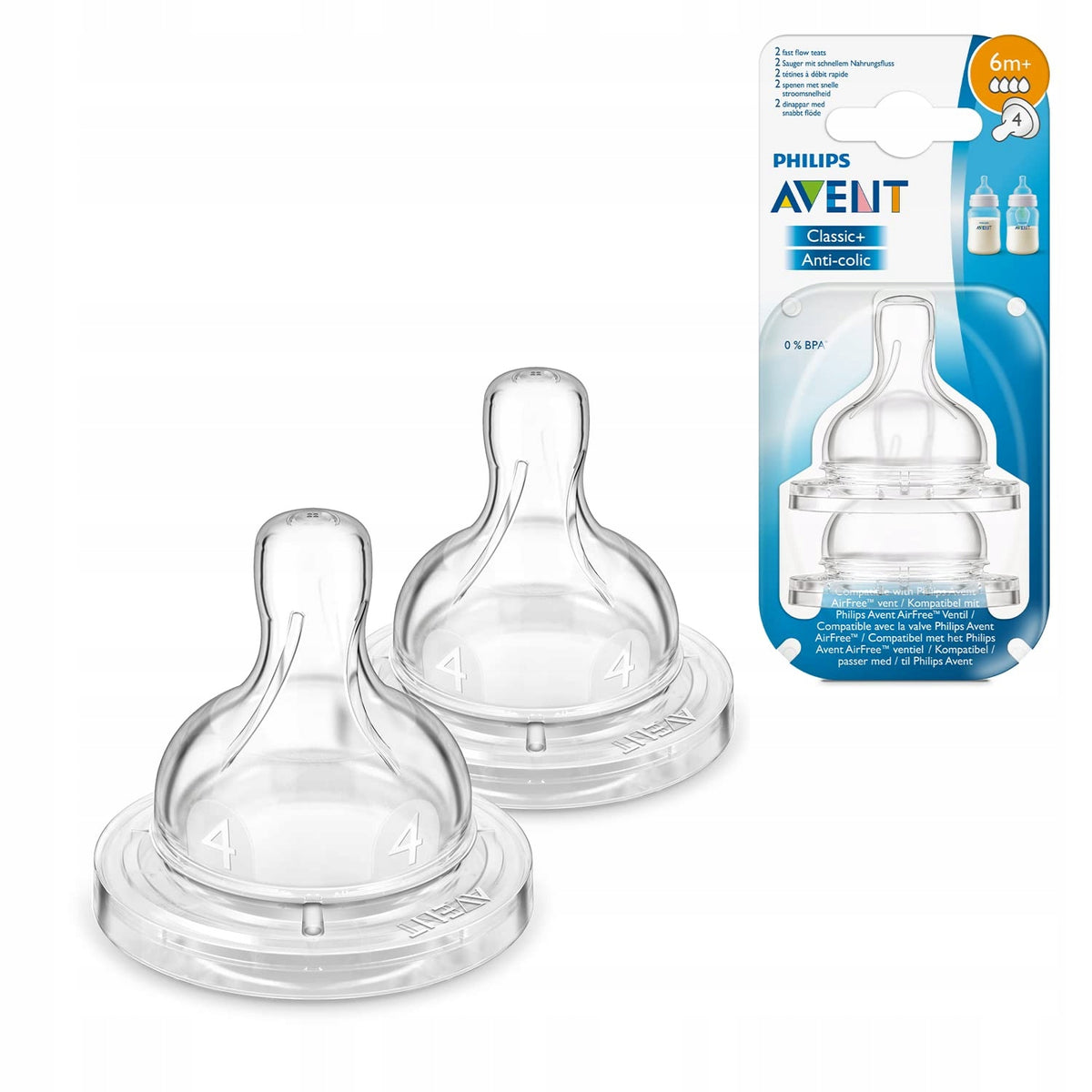 PHILIPS AVENT 634/27 smoczki Classic+ Anti-colic