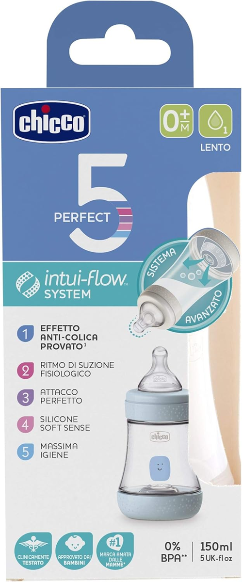 CHICCO fles Perfect5 0m+ 150ml