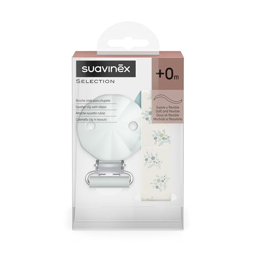 Suavinex Poetry fabric pacifier holder