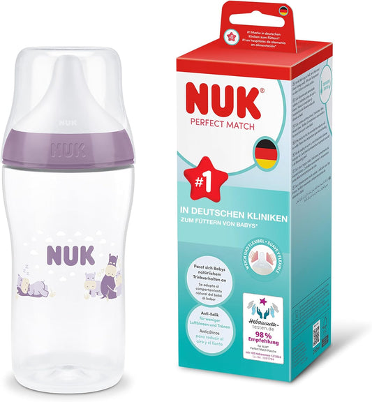 NUK Perfect Match anti-colic bottle 260 ml 3m+ – product image 2