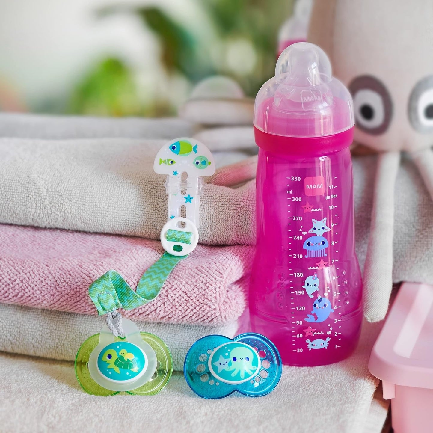 MAM Easy Active bottle 330 ml, teat 3, 4 m+ Marine – product image 4