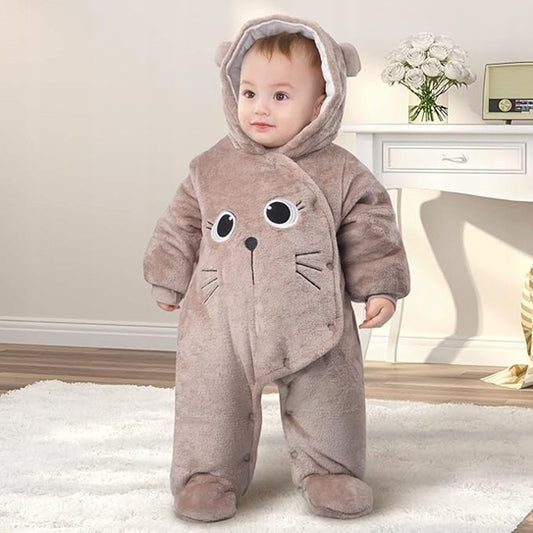 JIAMY zimní overal s kapucí 6-9 m 56 cm KOČKA