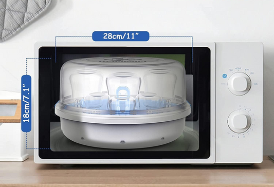BELLABABY BLA8913 esterilizador de microondas con pinzas